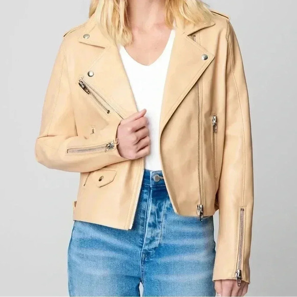 Blank NYC | Head to Toe Jacket | Vegan Leather Moto | Large - Picture 5 of 7